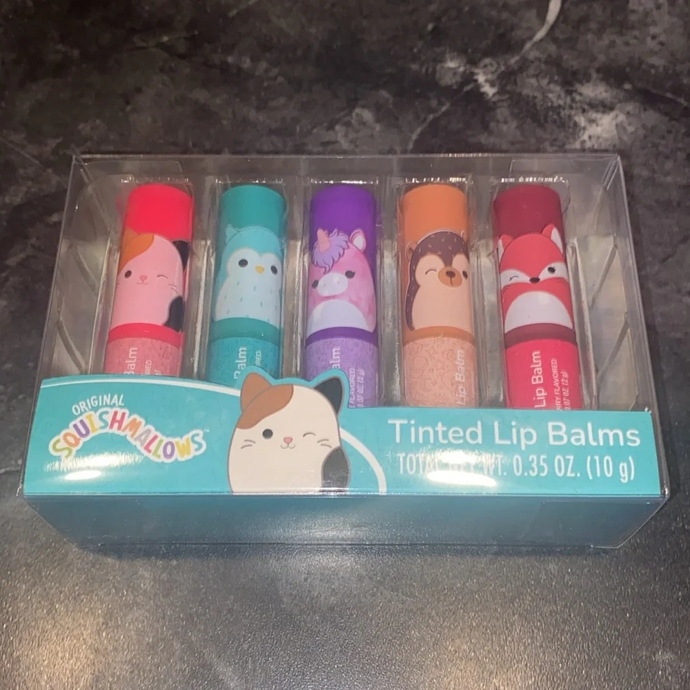 Squishmallows Tinted Lip Balm 5 Pack